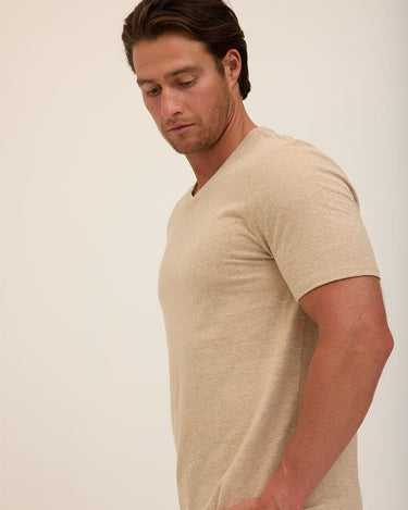 Triblend V-Neck Tee Mens Tops Tshirt Short Threads 4 Thought 