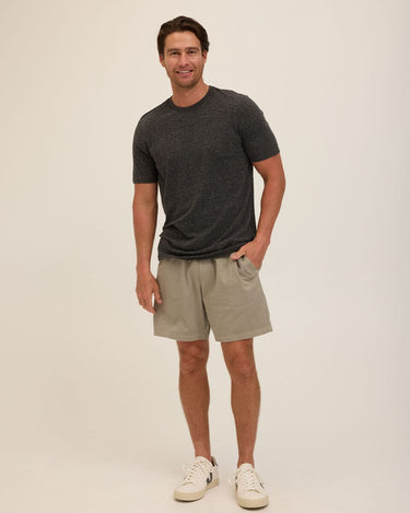 Triblend Crew Neck Tee Mens Tops Tshirt Short Threads 4 Thought 