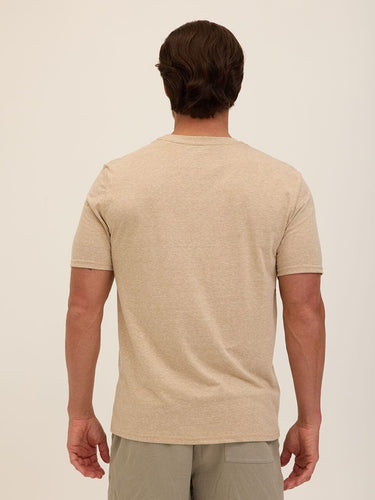 Triblend Crew Neck Tee Mens Tops Tshirt Short Threads 4 Thought 