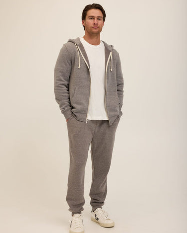 Triblend Zip Fleece Hoodie Mens Outerwear Sweatshirt Threads 4 Thought 