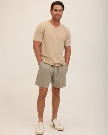 Triblend V-Neck Tee Mens Tops Tshirt Short Threads 4 Thought 