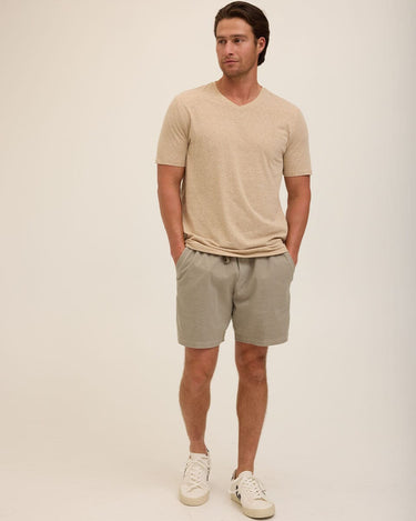Triblend V-Neck Tee Mens Tops Tshirt Short Threads 4 Thought 