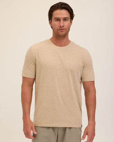 Triblend Crew Neck Tee Mens Tops Tshirt Short Threads 4 Thought 