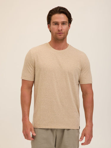 Triblend Crew Neck Tee Mens Tops Tshirt Short Threads 4 Thought 