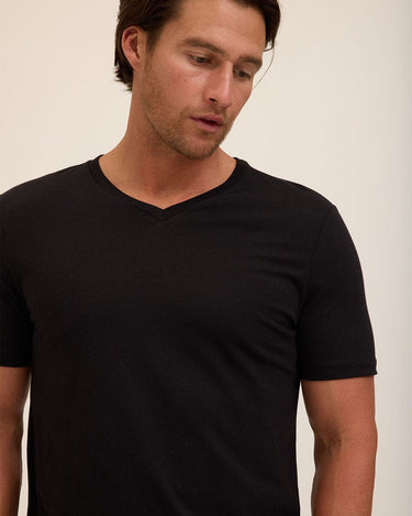 Triblend V-Neck Tee Mens Tops Tshirt Short Threads 4 Thought 