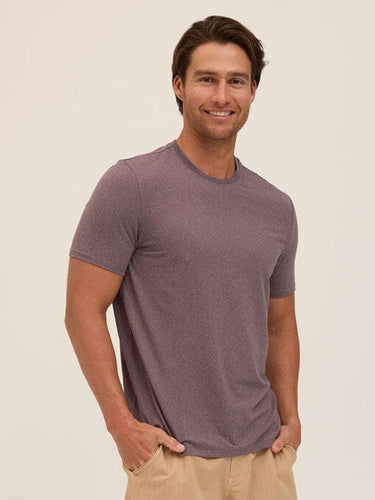 Men's Core Luxe Jersey Crew Neck Tee Mens Tops Tshirt Short Threads 4 Thought 