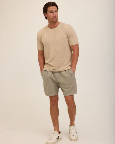 Triblend Crew Neck Tee Mens Tops Tshirt Short Threads 4 Thought 