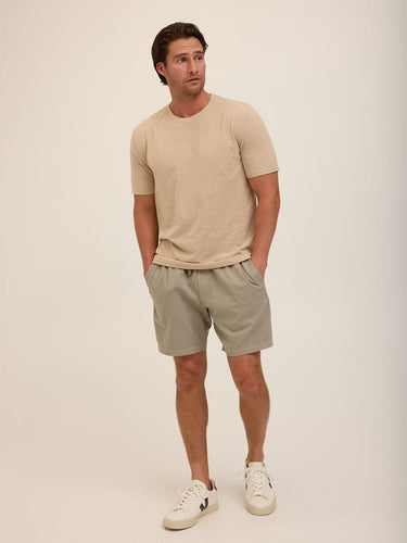 Triblend Crew Neck Tee Mens Tops Tshirt Short Threads 4 Thought 