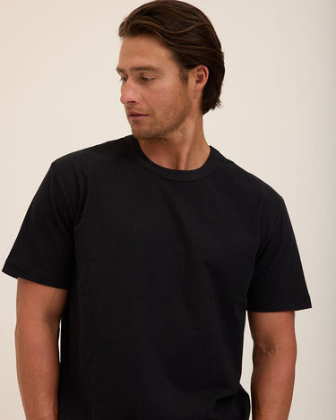 Johnny Organic Cotton Relaxed Crew Tee Mens Tops Tshirt Short Threads 4 Thought 