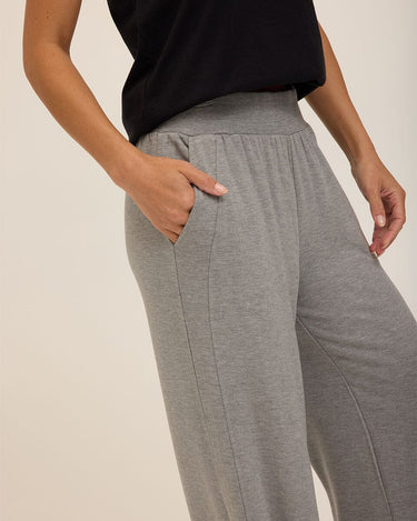 Esmeralda Feather Fleece Wide Leg Pant Womens Bottoms Sweatpants Threads 4 Thought 