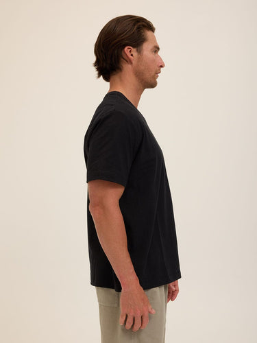 Johnny Organic Cotton Relaxed Crew Tee Mens Tops Tshirt Short Threads 4 Thought 