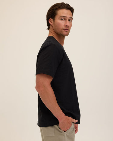 Johnny Organic Cotton Relaxed Crew Tee Mens Tops Tshirt Short Threads 4 Thought 