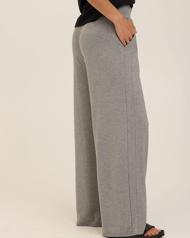 Esmeralda Feather Fleece Wide Leg Pant Womens Bottoms Sweatpants Threads 4 Thought 