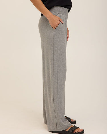 Esmeralda Feather Fleece Wide Leg Pant Womens Bottoms Sweatpants Threads 4 Thought 