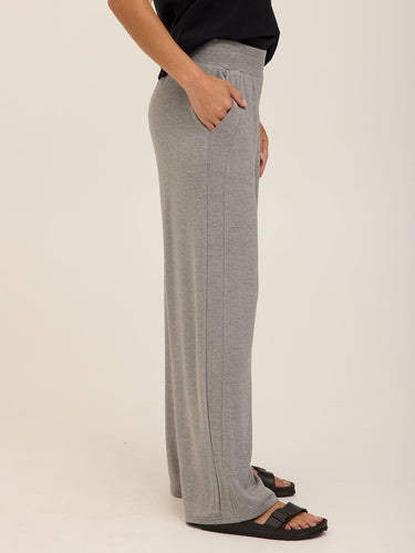 Esmeralda Feather Fleece Wide Leg Pant Womens Bottoms Sweatpants Threads 4 Thought 