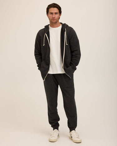 Triblend Zip Fleece Hoodie Mens Outerwear Sweatshirt Threads 4 Thought 