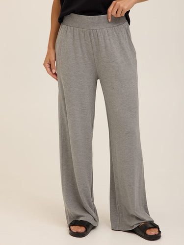 Esmeralda Feather Fleece Wide Leg Pant Womens Bottoms Sweatpants Threads 4 Thought 