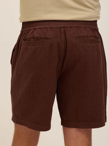 Dylan Herringbone Twill Short Mens Bottoms Short Threads 4 Thought 