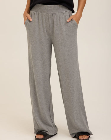 Esmeralda Feather Fleece Wide Leg Pant Womens Bottoms Sweatpants Threads 4 Thought 