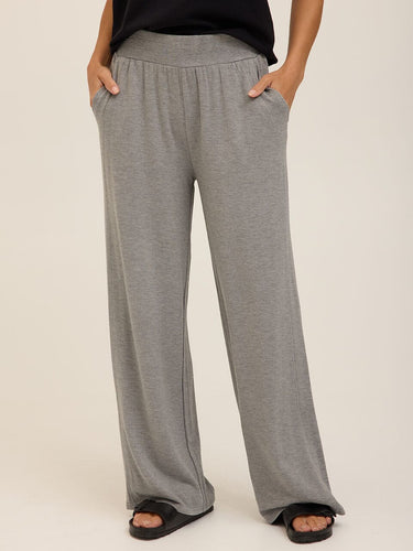 Esmeralda Feather Fleece Wide Leg Pant Womens Bottoms Sweatpants Threads 4 Thought 