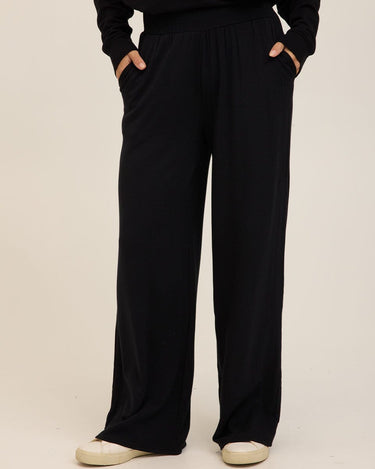 Esmeralda Feather Fleece Wide Leg Pant Womens Bottoms Sweatpants Threads 4 Thought 