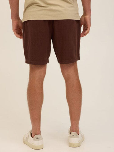 Dylan Herringbone Twill Short Mens Bottoms Short Threads 4 Thought 