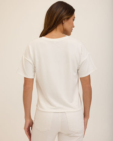 Shana Modal Terry Tee Womens Tops Short Tee Threads 4 Thought 