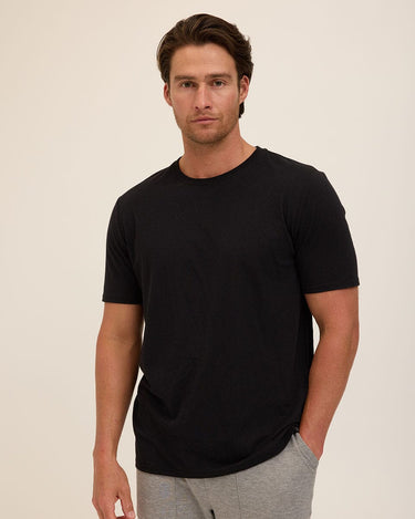 Triblend Crew Neck Tee Mens Tops Tshirt Short Threads 4 Thought 