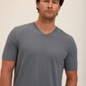 Men's Core Triblend Jersey V-Neck Tee Mens Tops Tshirt Short Threads 4 Thought 