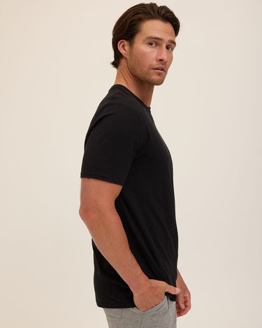 Triblend Crew Neck Tee Mens Tops Tshirt Short Threads 4 Thought 