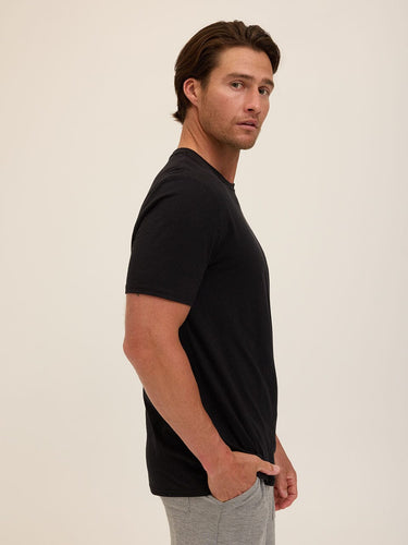 Triblend Crew Neck Tee Mens Tops Tshirt Short Threads 4 Thought 