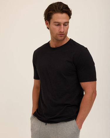 Triblend Crew Neck Tee Mens Tops Tshirt Short Threads 4 Thought 