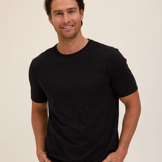 Triblend Crew Neck Tee Mens Tops Tshirt Short Threads 4 Thought 