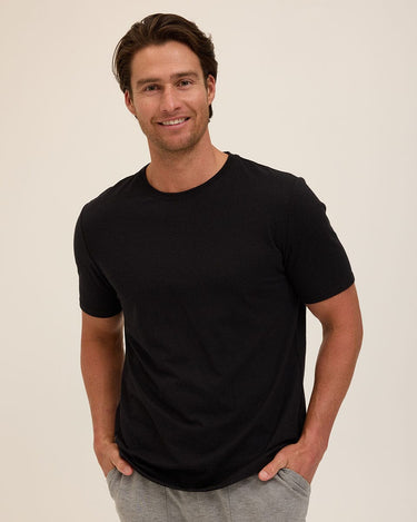 Triblend Crew Neck Tee Mens Tops Tshirt Short Threads 4 Thought 