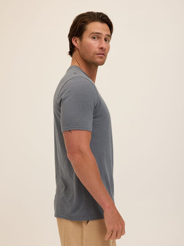 Men's Core Triblend Jersey V-Neck Tee Mens Tops Tshirt Short Threads 4 Thought 
