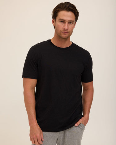 Triblend Crew Neck Tee Mens Tops Tshirt Short Threads 4 Thought 