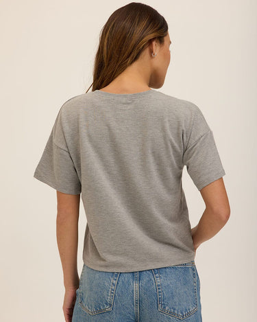 Shana Modal Terry Tee Womens Tops Short Tee Threads 4 Thought 
