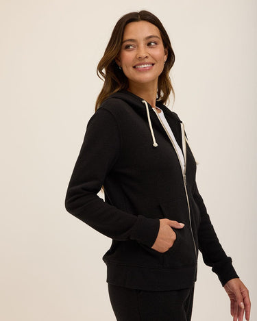 Triblend Zip Hoodie Womens Outerwear Sweatshirt Threads 4 Thought 