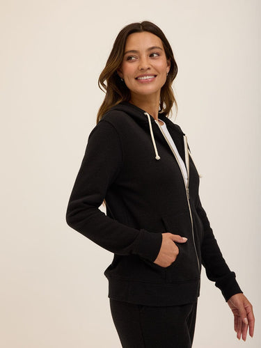 Triblend Zip Hoodie Womens Outerwear Sweatshirt Threads 4 Thought 