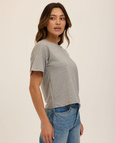 Shana Modal Terry Tee Womens Tops Short Tee Threads 4 Thought 
