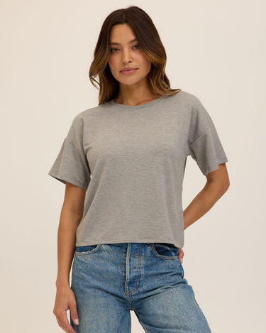 Shana Modal Terry Tee Womens Tops Short Tee Threads 4 Thought 