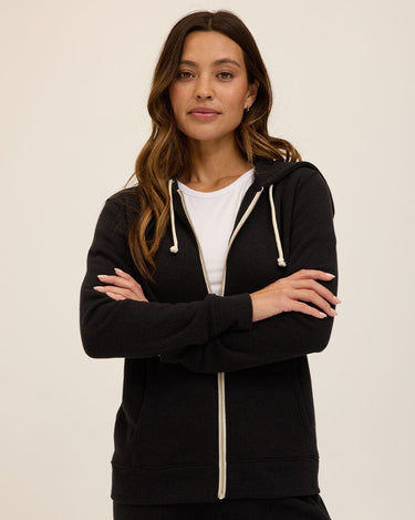Triblend Zip Hoodie Womens Outerwear Sweatshirt Threads 4 Thought 