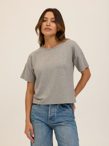 Shana Modal Terry Tee Womens Tops Short Tee Threads 4 Thought 