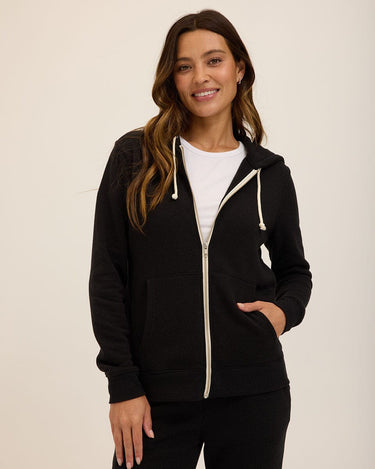 Triblend Zip Hoodie Womens Outerwear Sweatshirt Threads 4 Thought 