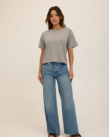 Shana Modal Terry Tee Womens Tops Short Tee Threads 4 Thought 