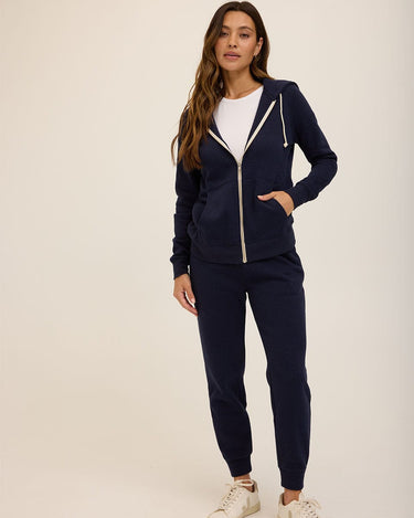 Triblend Zip Hoodie Womens Outerwear Sweatshirt Threads 4 Thought 