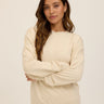 Cathy Boyfriend Feather Fleece Pullover Womens Outerwear Sweatshirt Threads 4 Thought 