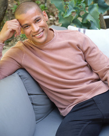 Mineral Wash Fleece Crew Mens Outerwear Sweatshirt Threads 4 Thought 