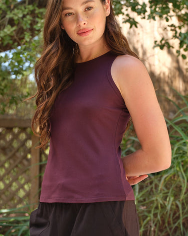 Bailey Luxe Jersey High Neck Tank Womens Tops Tanks Threads 4 Thought 