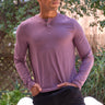 Frederick Luxe Jersey Long Sleeve Henley Mens Tops Tshirt Long Henley Threads 4 Thought 